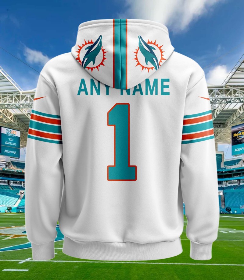 Miami Dolphins Hoodie Image 2