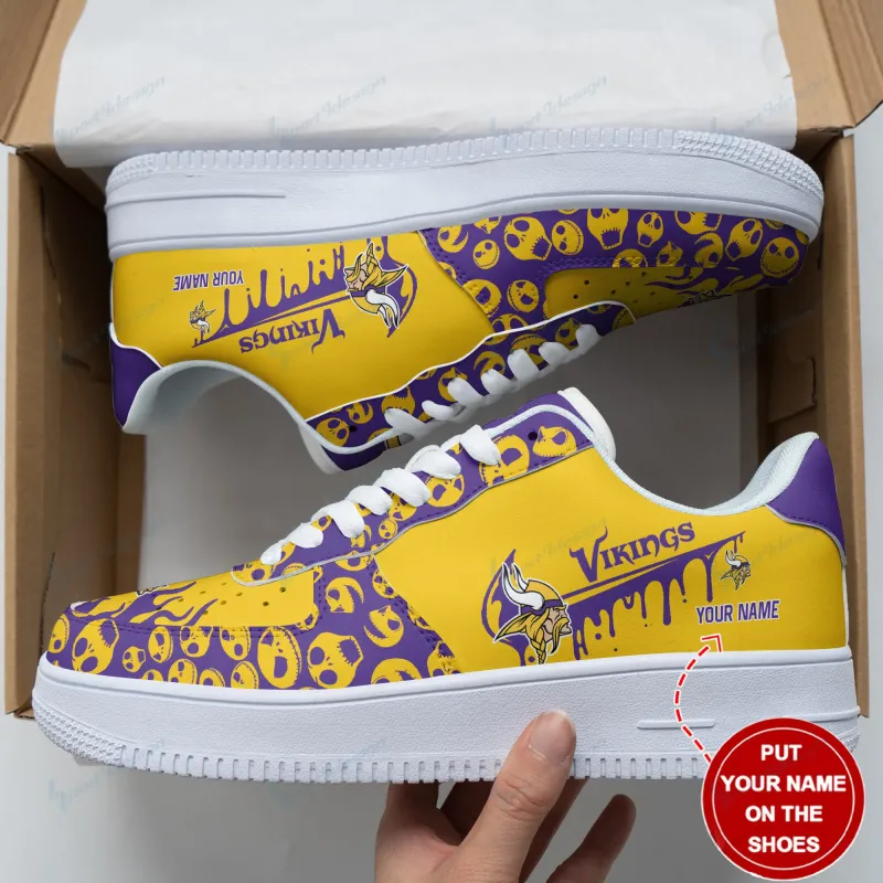 Minnesota Vikings Personalized AF1 Shoes