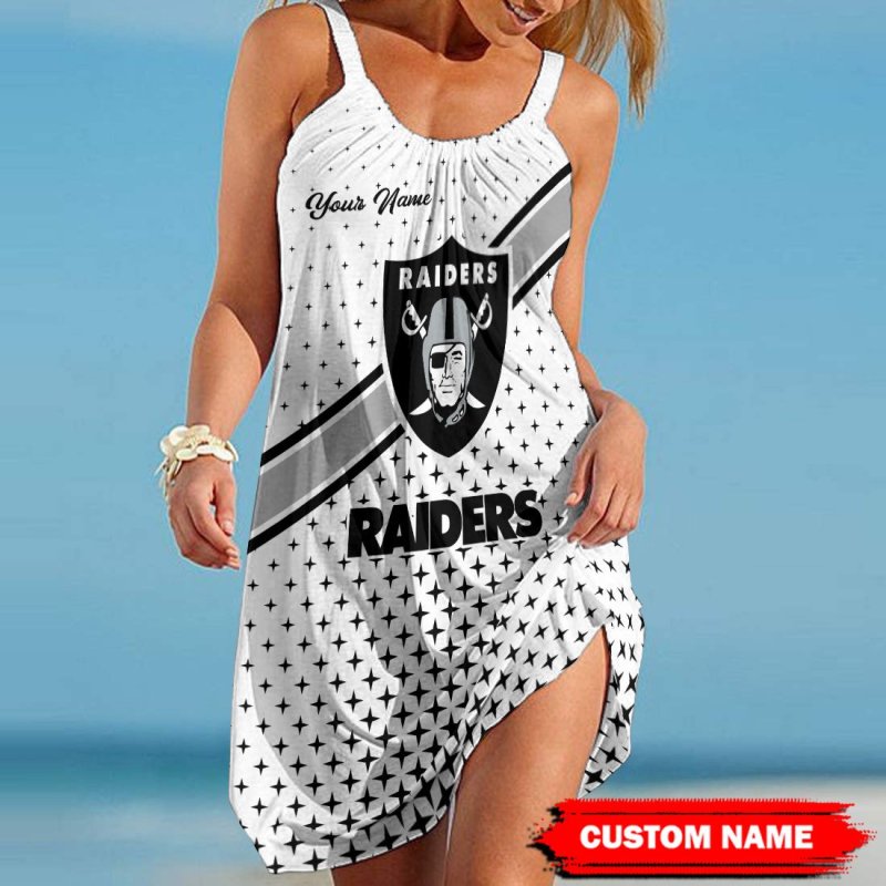 Las Vegas Raiders Beach Dress Image 1