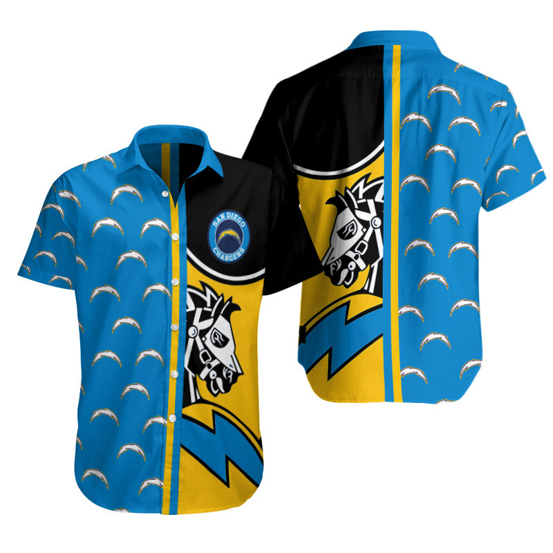 Los Angeles Chargers Button Shirt Size Chart