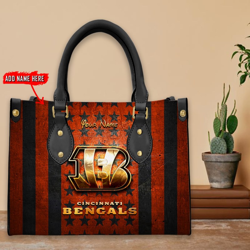 Interior of Cincinnati Bengals Hand Bag