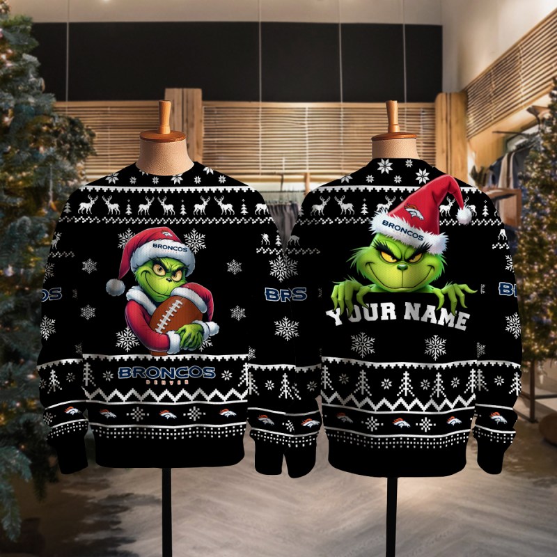 Denver Broncos Ugly Christmas Sweater - MK Full