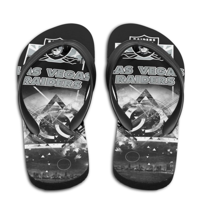 Las Vegas Raiders Summer Flip Flop