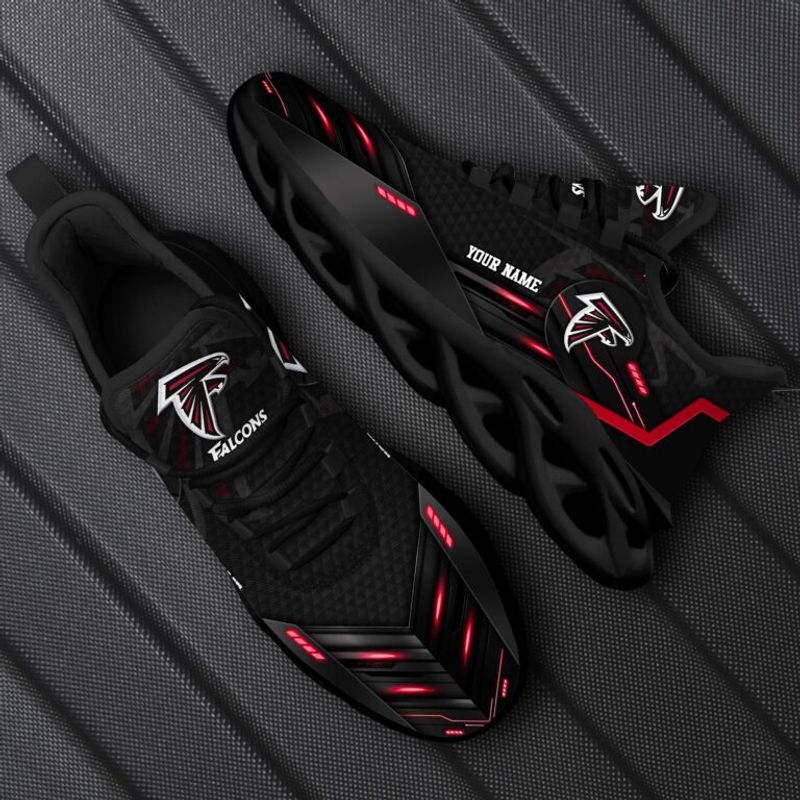 Atlanta Falcons Personalized Yezy Running Sneakers Detail