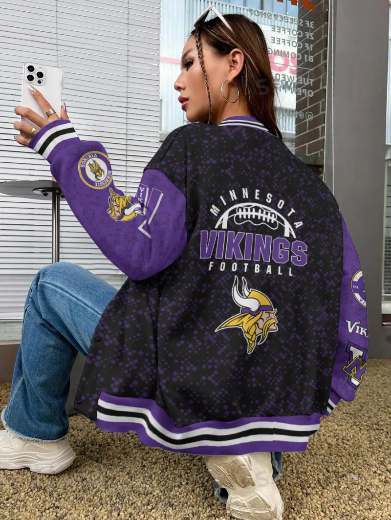 Minnesota Vikings Jacket Back View