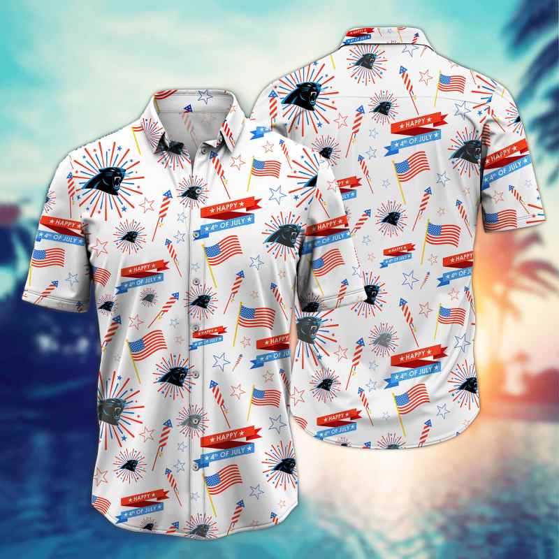 Carolina Panthers Button Shirt Mockup 1