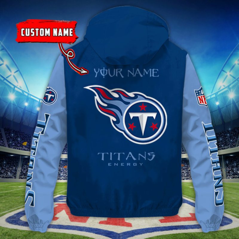 Tennessee Titans Outdoor Jacket back view