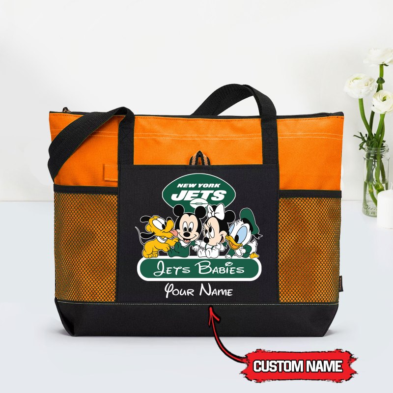 New York Jets Tote Bag Orange