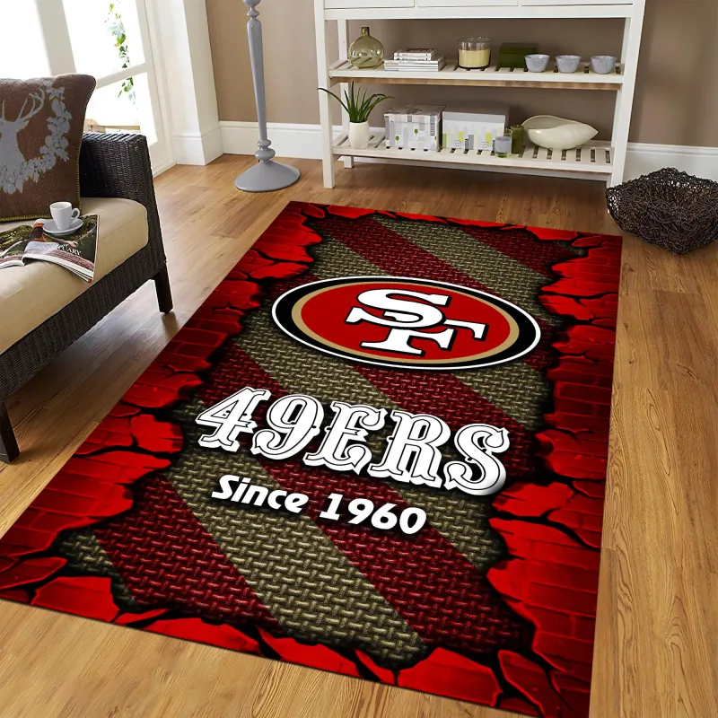 San Francisco 49ers Living Room Rug