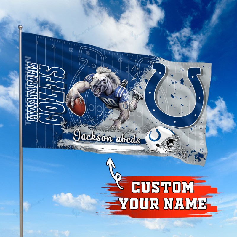 Indianapolis Colts Personalized Flag