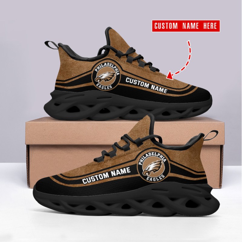 Philadelphia Eagles Sneakers Top View