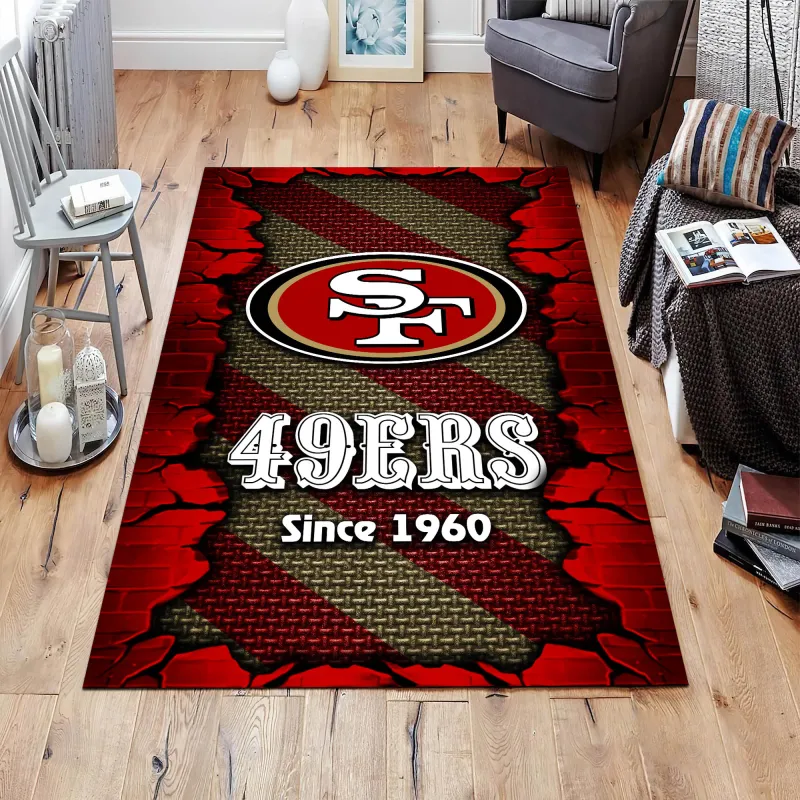 San Francisco 49ers Living Room Rug