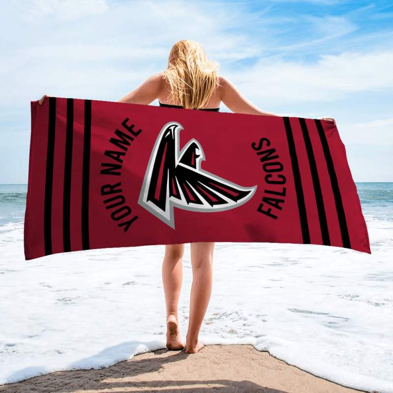 Personalized Atlanta Falcons Towel