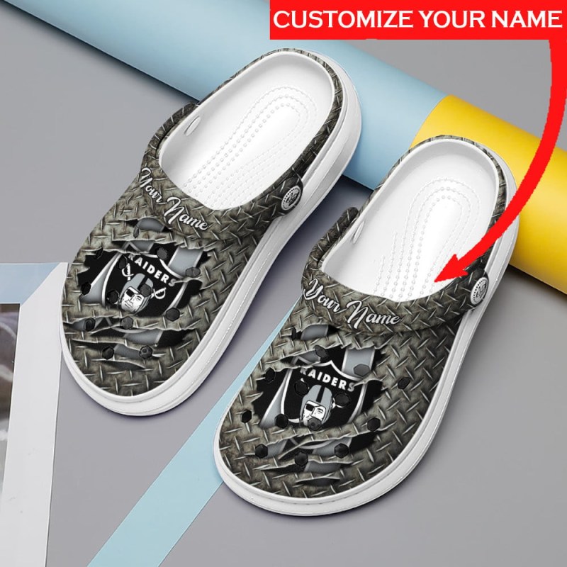 Las Vegas Raiders Personalized Limited Clog