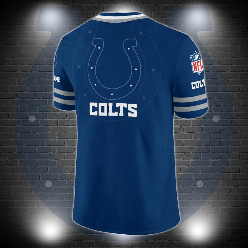 Indianapolis Colts V-neck Football Jersey 2
