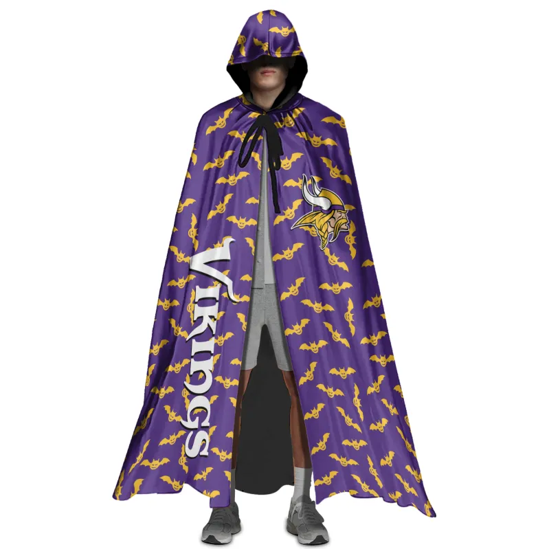 Minnesota Vikings Halloween Cloak Front View