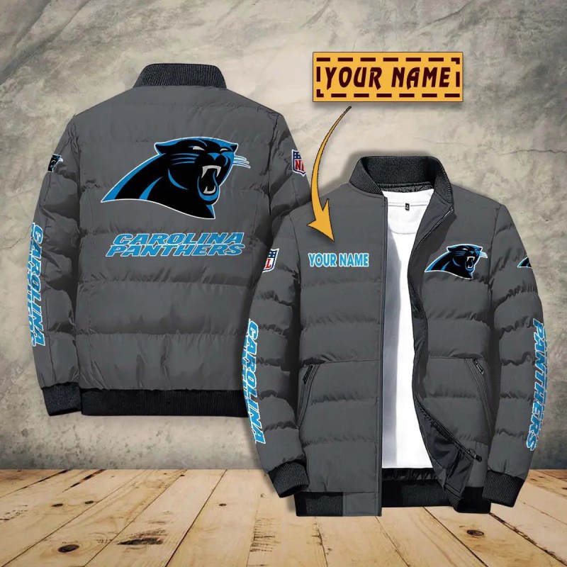 Carolina Panthers Puffer Jacket 8
