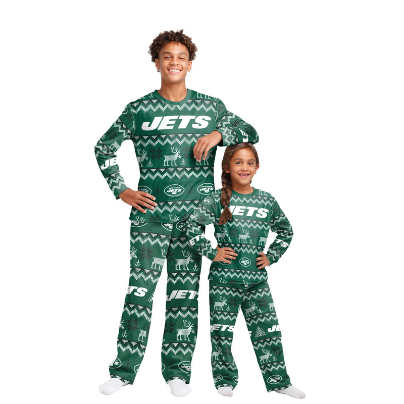 New York Jets Family Holiday Pajamas Image 2