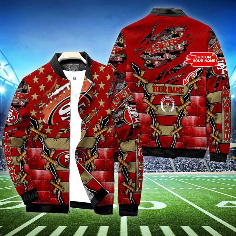 San Francisco 49ers Personalized Bomber Jacket