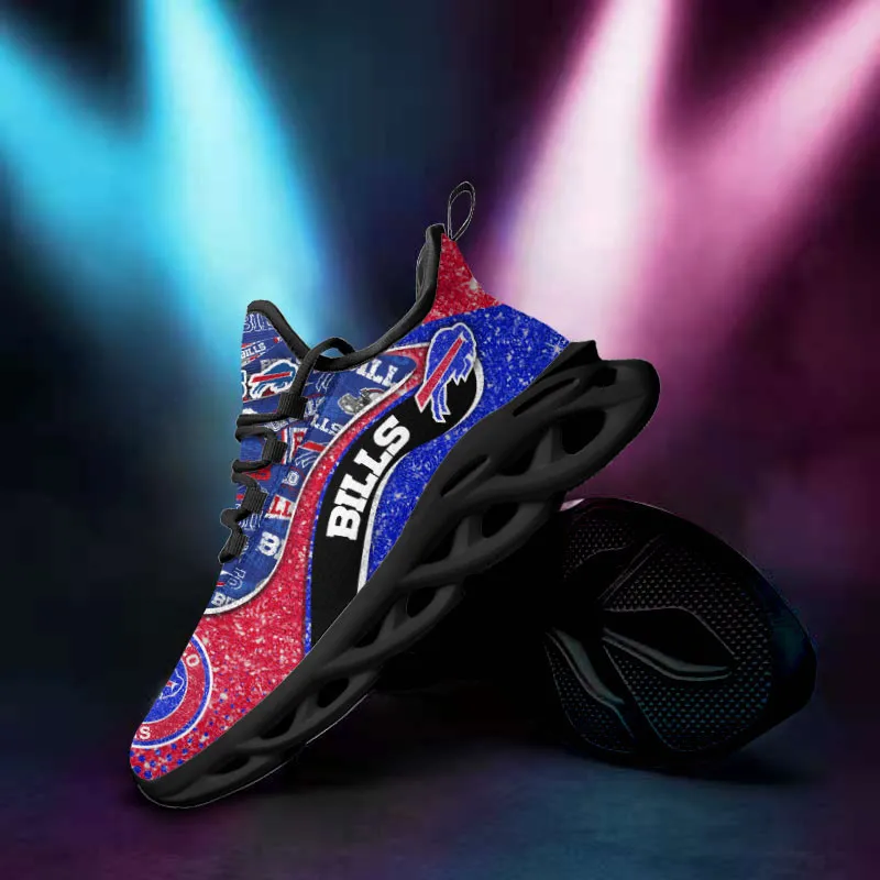 Buffalo Bills Yezy Running Sneakers Top View