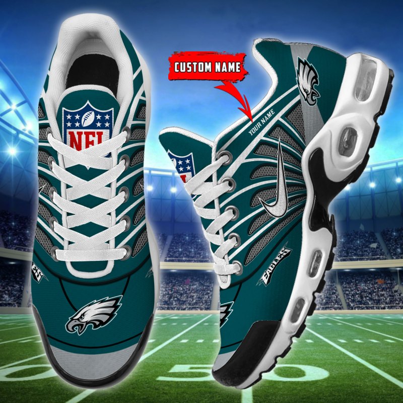 Philadelphia Eagles Sneakers Side View