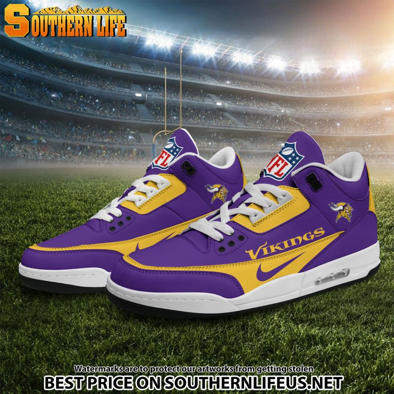 Minnesota Vikings JD3 Sneakers Image 1