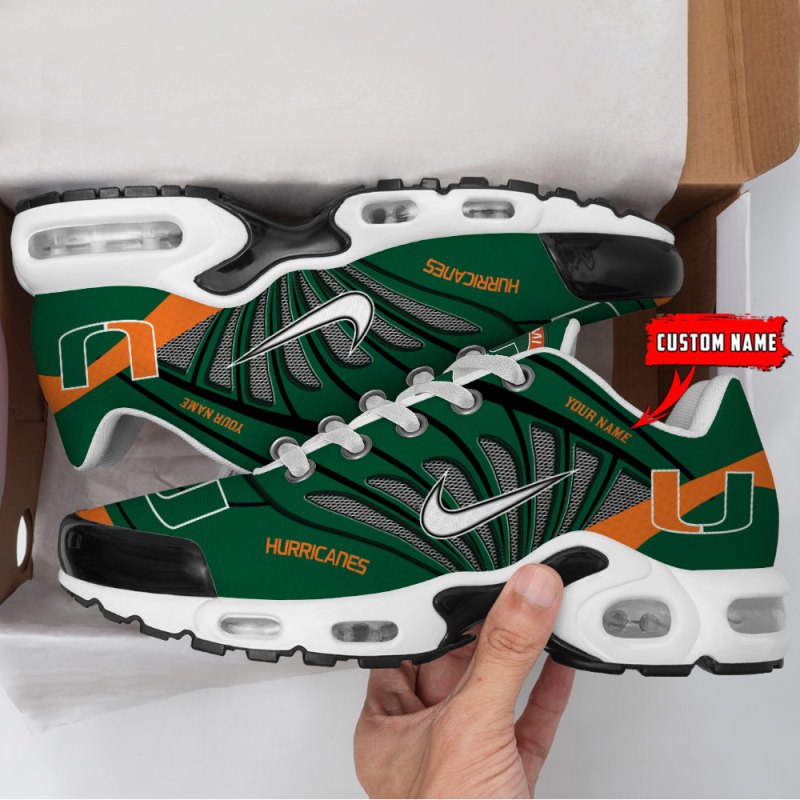 Inside of Miami Hurricanes Sneakers