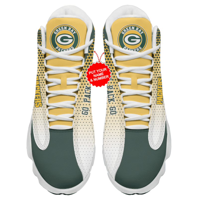 Green Bay Packers Personalized AJD13 Sneakers