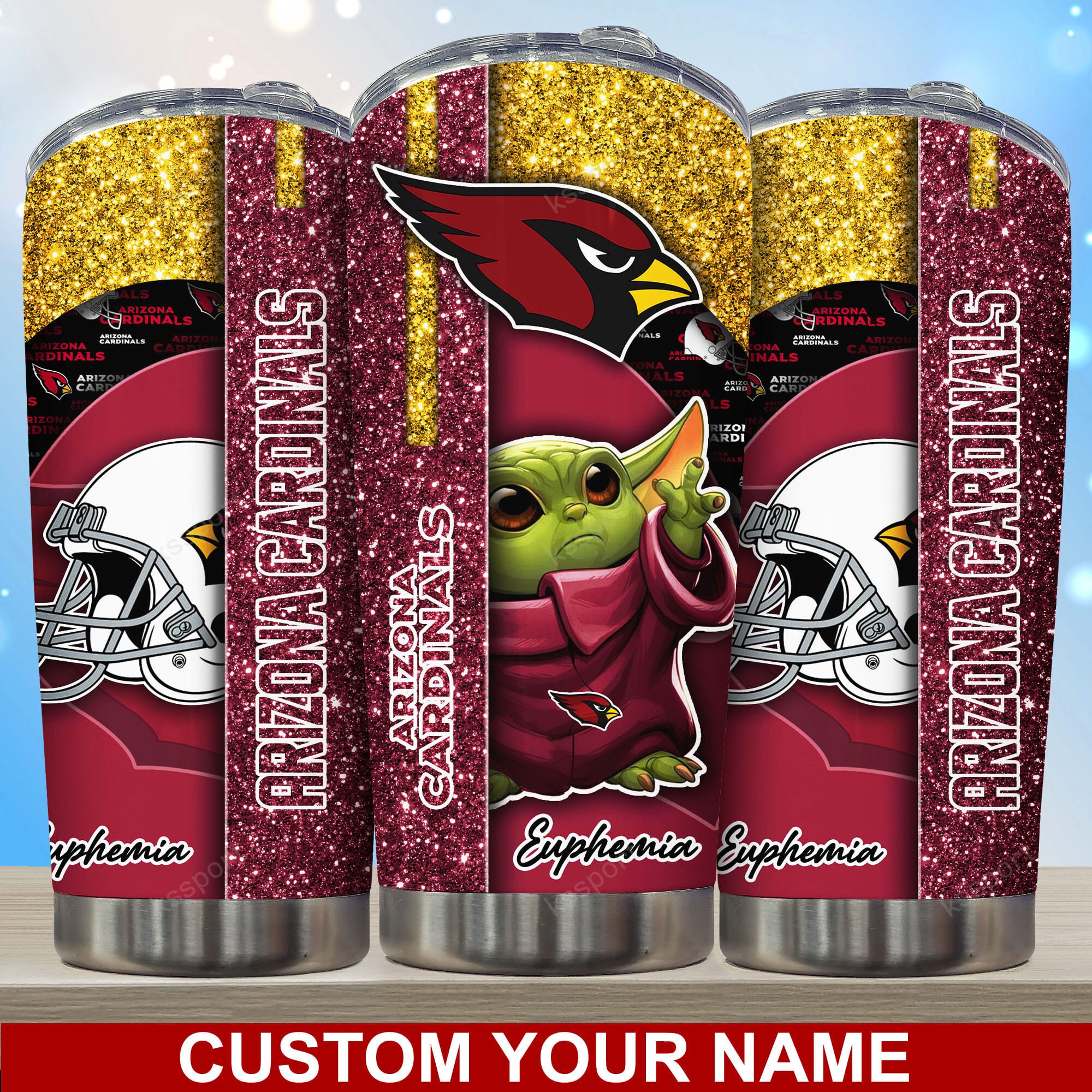 Personalized Arizona Cardinals Tumbler