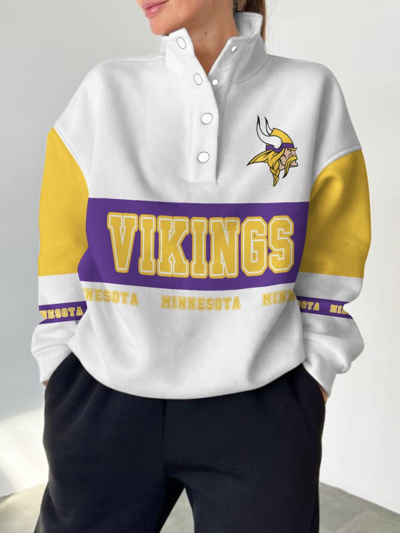 Minnesota Vikings Casual Colorful Sweatshirt