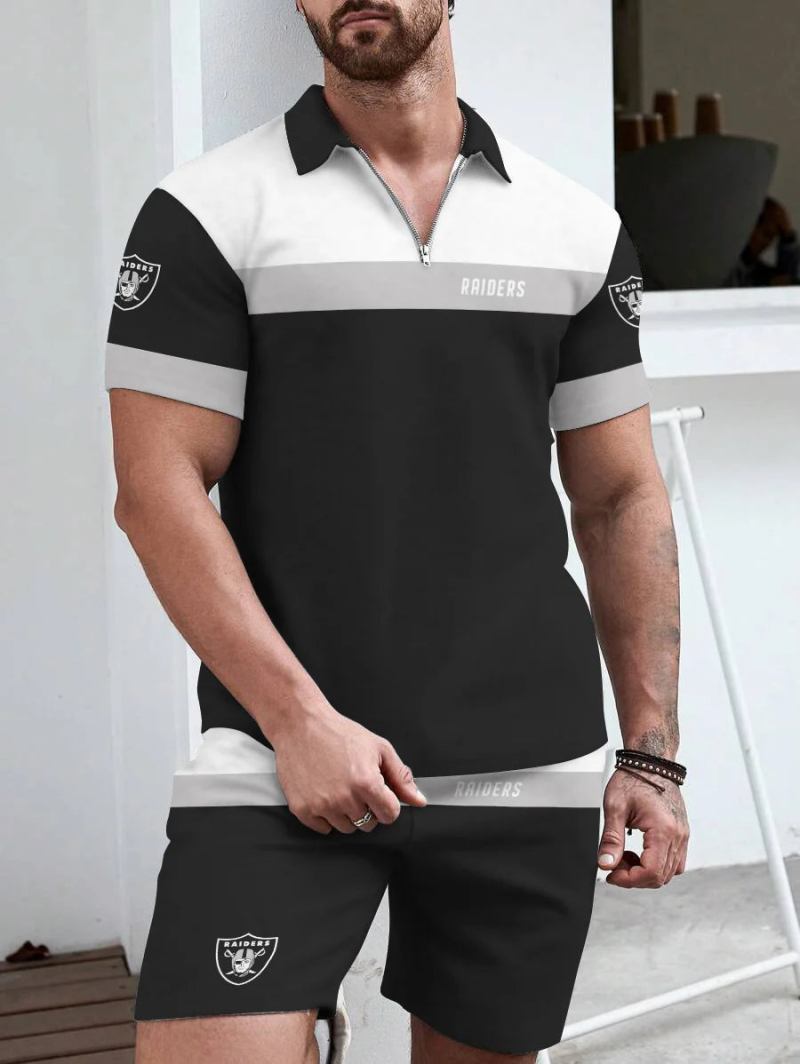 Las Vegas Raiders Limited Edition Polo Shirt and Shorts