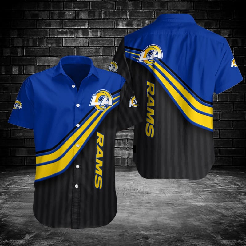 Los Angeles Rams Button Shirt Sizing Chart