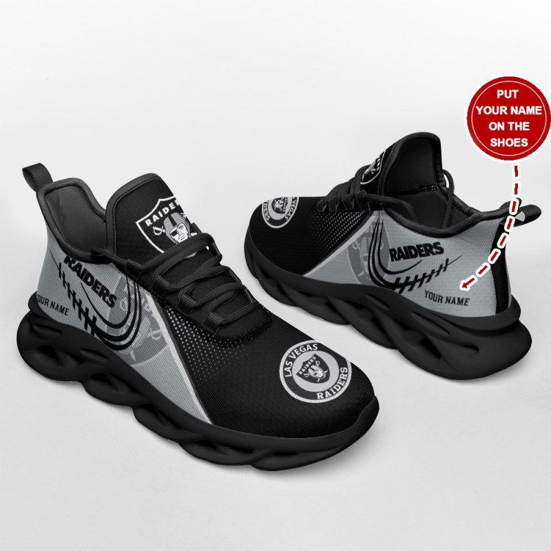 Las Vegas Raiders Sneakers Side View