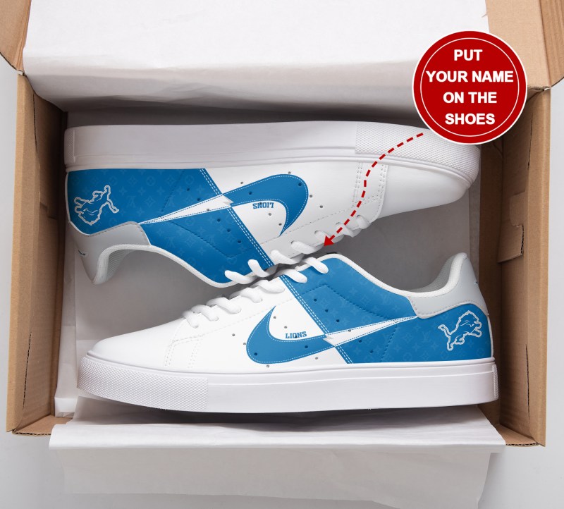 Detroit Lions Personalized SS Custom Sneakers
