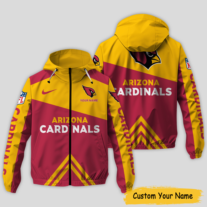 Arizona Cardinals Outdoor Jacket Front View
