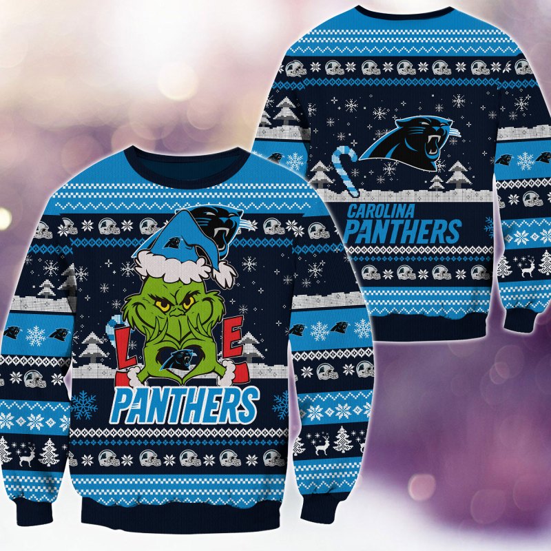 Carolina Panthers Ugly Christmas Sweater