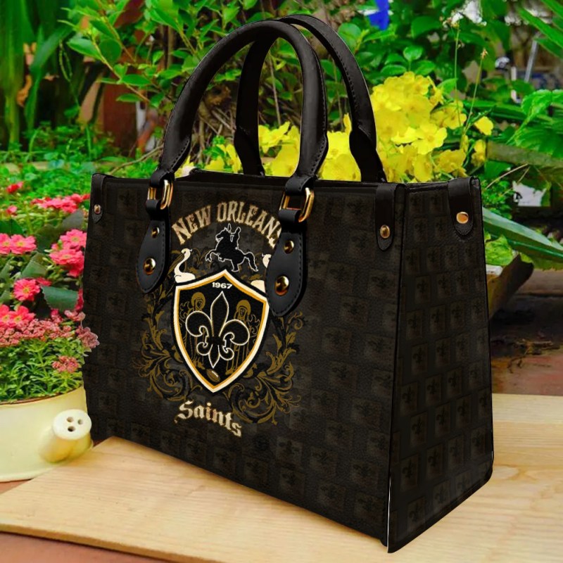 New Orleans Saints Hand Bag Side View