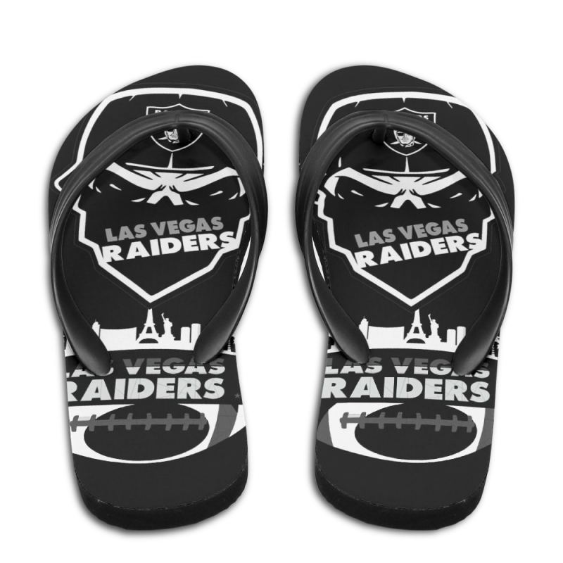 Las Vegas Raiders Summer Flip Flop