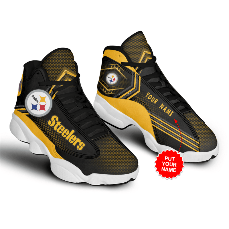 Pittsburgh Steelers Personalized AJD13 Sneakers