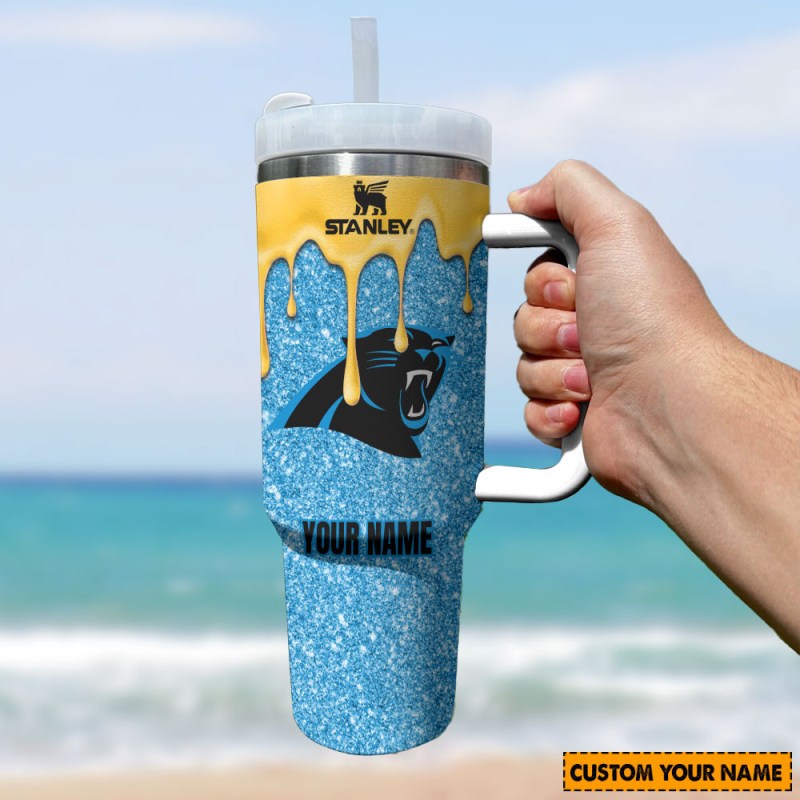 Carolina Panthers New Personalized 40oz Tumbler