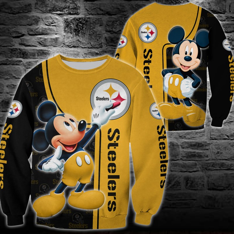 Pittsburgh Steelers Mickey All Over Printed