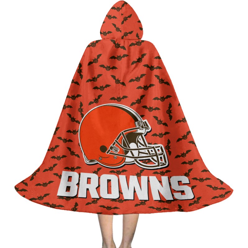 Cleveland Browns Halloween Cloak Back