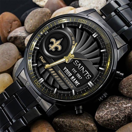 Stylish New Orleans Saints Watch