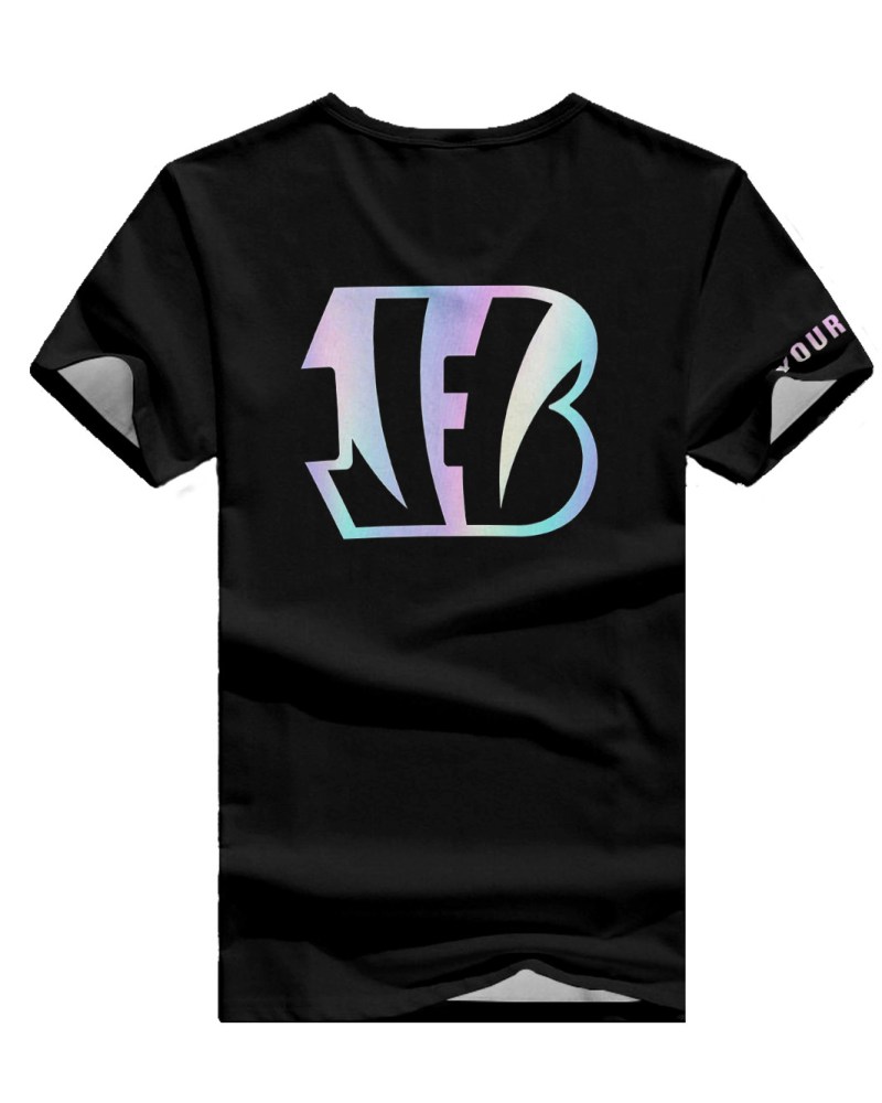Cincinnati Bengals Personalized V-neck T-shirt