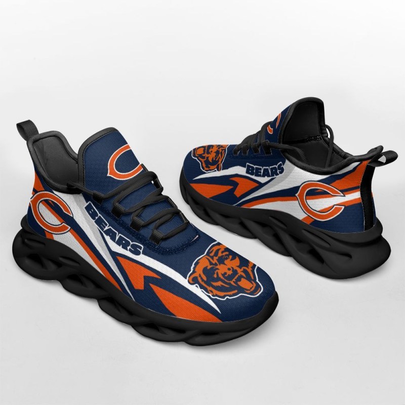 Chicago Bears Yezy Running Sneakers 217 Side View