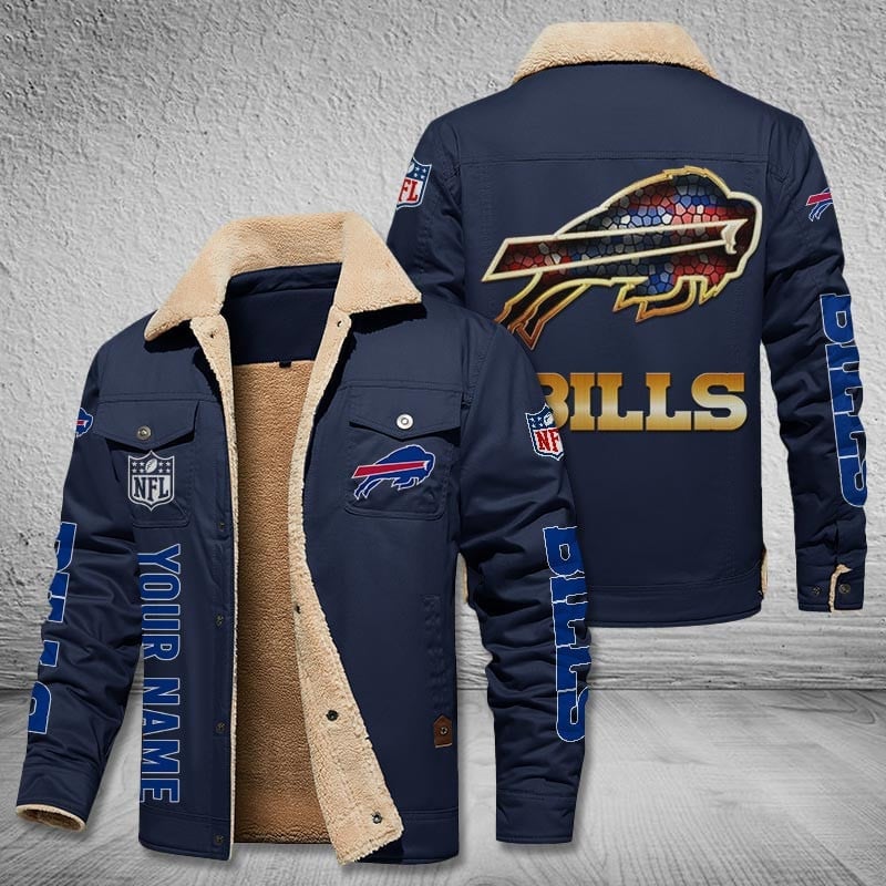 Buffalo Bills Jacket on Model