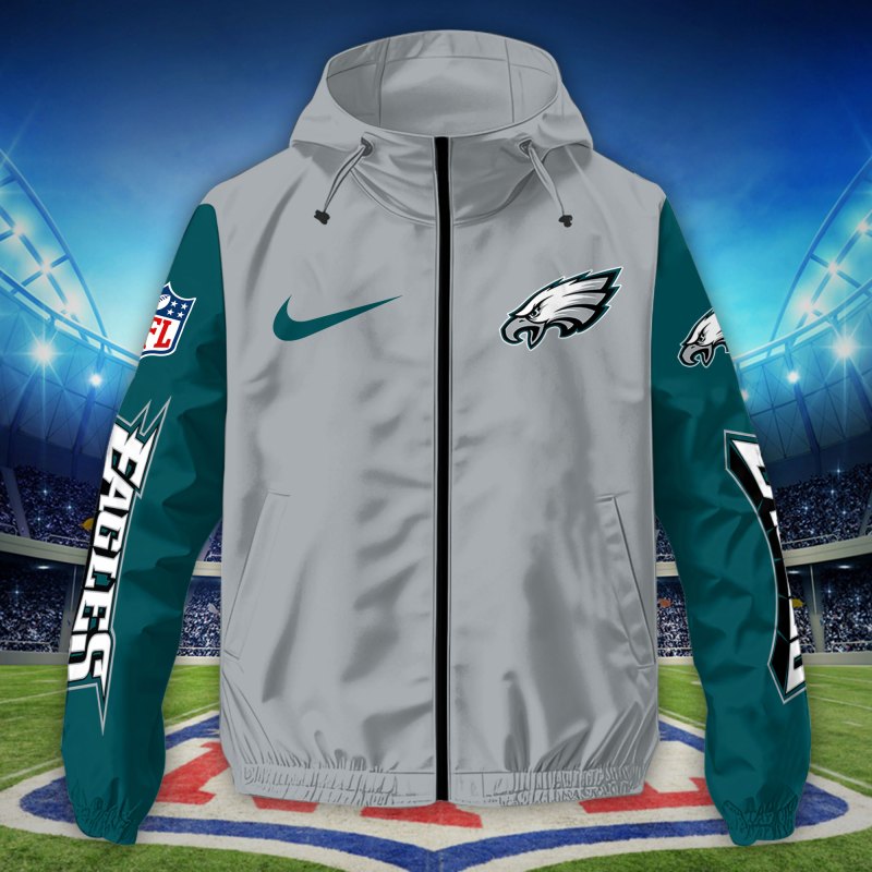 Philadelphia Eagles Outdoor Jacket - Side View