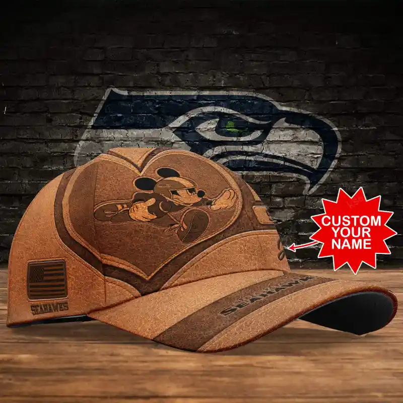 Seattle Seahawks Personalized Classic Cap