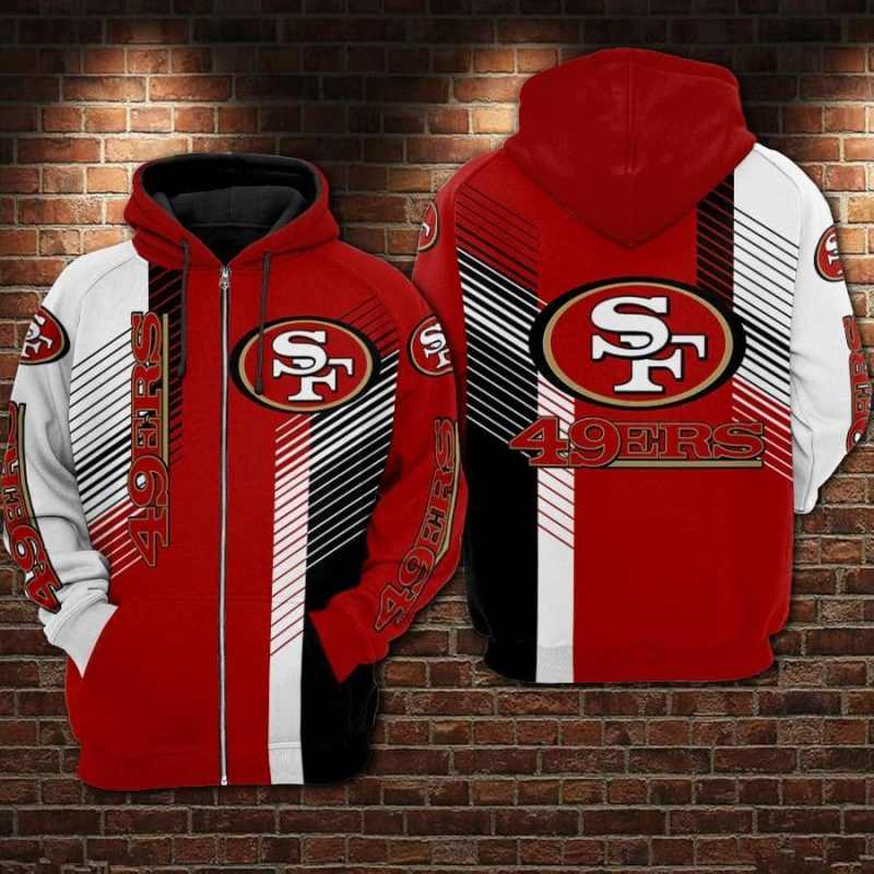San Francisco 49ers Hoodie Back View