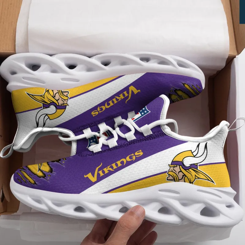 Minnesota Vikings Yezy Running Sneakers